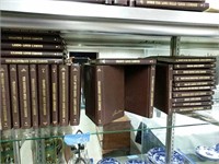 Collection Of Louis L'amour Leather Bound Books