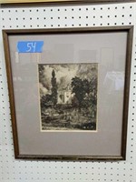 Framed Print The Romantic House By John Constable