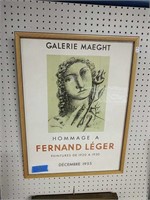 Framed Poster Galerie Maeght Hommage A Fernando