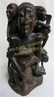 TANZANIA EBONY WOOD CARVED STATUE