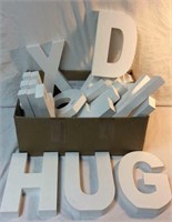 Box Lot 20+ Assorted Letters 10"Tall