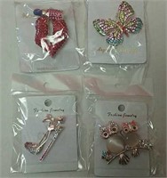 New Lot Of Brooches