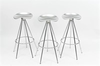 (3) JAMAICA STOOLS BY PETE CORTES KNOLL/AMAT