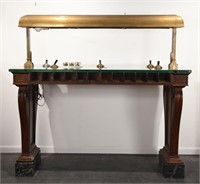NEW YORK ANTIQUE BANK TABLE