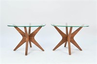 PAIR OF ADRIAN PEARSALL JACKS TABLES