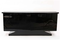 BLACK LACQUERED SIDEBOARD BUFFET