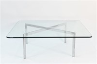 MIES VAN DER ROHE STYLE BARCELONA COFFEE TABLE