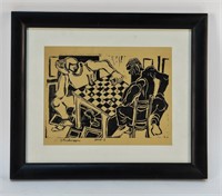 EMIL FRIEDMAN MODERNIST PROOF #1 LITHOGRAPH