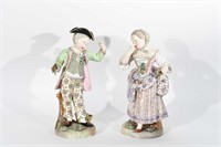 PAIR OF 19TH C. PORCELAIN FIGURES