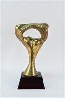 ABSTRACT BRASS SCULPTURE