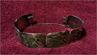 STERLING INLAID LINK BRACELET-MEXICO