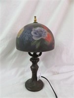 REVERSE PAINTED BEDSIDE LAMP