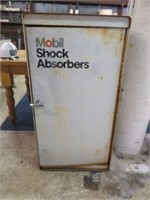 VINTAGE MOBIL SHOCK ABSORBERS OIL CABINET