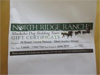 North Ridge Ranch Dog Sled Adventure