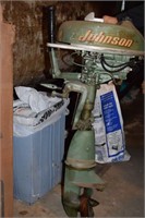 Johnson Outboard Motor w/Parts "AS IS"