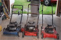Lot-3 Gas Lawn Mowers(Yard Machine, MontgomeryWard