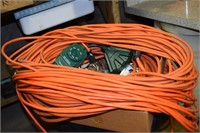 Lot-3 Large Ext. Cords, Timer, Small Ext. Cords