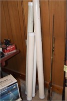 4 PVC Pipe Fishing Pole Holders