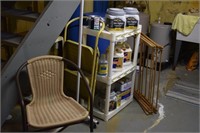 Lot-Chair, Paint, Stepstool, Hanging Racks