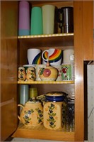 Contents of Shelves(Mugs, Glasses, Canister, etc.)