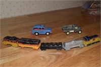 7 Metal Cars(Tootsie Toys Paramedic, Truck,