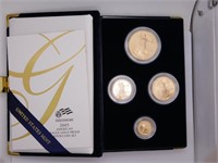 2005 American Eagle Gold 4 Coins-1.85 oz.