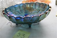 Decorative Glass Fruit Bowl