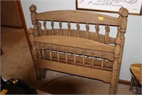 PAIR 1960'S TWIN BEDS WITH SIDE RAILS AND FRAME