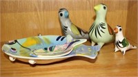 FISH DISHES AND BIRDS - SOUVENIRS OF MEXICO