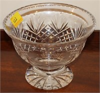 CRYSTAL CENTER PIECE BOWL GIVEN TO DR. FREEMAN BY