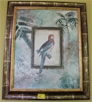 PARROT PRINT ON BOARD