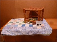 Stool and Quilt