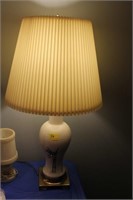 CERAMIC TABLE LAMP W/BAMBOO DESIGN