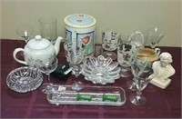 Kitchen Lot & More Includes Wine Glasses, Tea
