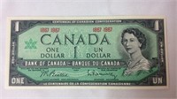 UNC 1867-1967 CANADA Centennial One Dollar Note