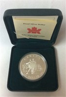 1951-2001 Proof Silver Dollar THE NATIONAL BALLET