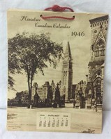 1946 Miniature Canadian Calendar, Unmarked