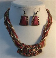 NEW Elegant Fashion Jewelry Set Necklace &
