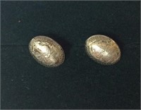 Vintage Sterling Silver Stud Earrings