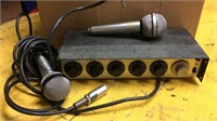 2 Retro Microphones w/ Cables & Mixer