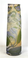 Galle  Floral Art Glass Vase