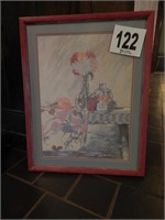 FRAMED MATTED PRINT MARILYN JOHNSON, 24X19 33 OUT
