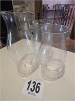 3 GLASS HURRICANES