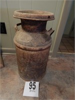 OLD MILK CAN WITH LID 20"