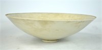 Chinese Off-White Glazed Porcelain Dish