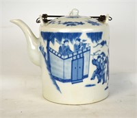 Chinese Blue & White Teapot