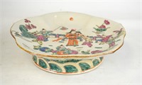 Chinese Famille Rose Figural Dish