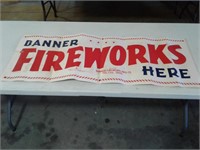 Fireworks advertising  poster
