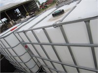 2) 330 Gallon Poly Tank in Transport Carrier