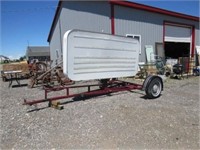 Lighted Sign on Trailer with Letters and Numbers